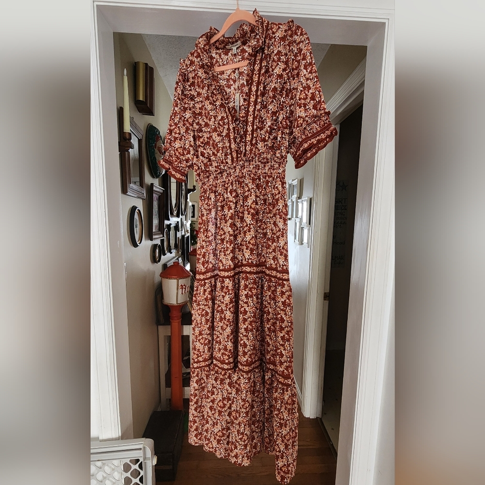 Max studio dress prairie , boho size large